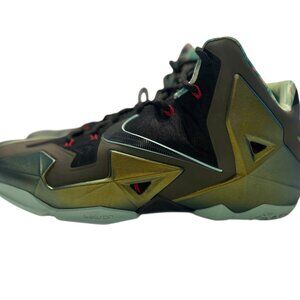 Nike Lebron 11 XI Kings Pride Parachute Gold 616175-700 Men&#039;s Size US 12.5
